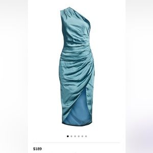 Elliatt Cassini Blue Satin Dress